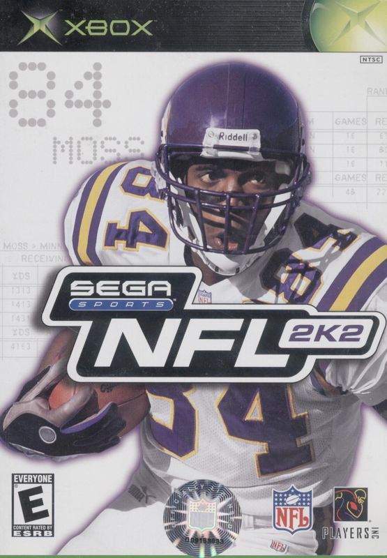 NFL 2K2 box art for Xbox